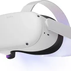 Białe gogle Oculus Quest 2. Zastanawiasz się, ile kosztuje VR? Ten model to świetny punkt startowy do wirtualnej rzeczywistości.