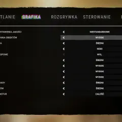 Menu gry z opcjami jakości grafiki. Zmniejszenie detali, jak jakość cieni czy chmur, pomoże jak zwiększyć fps na telefonie.