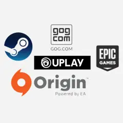 Loga platform gier: Steam, GOG, Uplay, Origin, Epic Games. Jak przenieść grę z dysku na dysk?