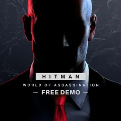 Agent 47 w garniturze, gotowy do akcji w świecie Hitman World of Assassination. Darmowe demo.