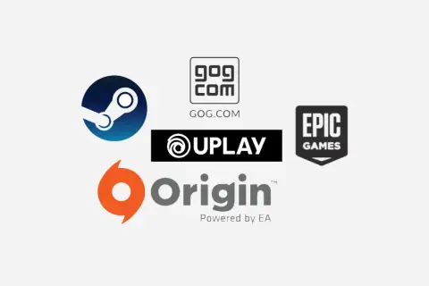 Loga platform gier: Steam, GOG, Uplay, Origin, Epic Games. Jak przenieść grę z dysku na dysk?