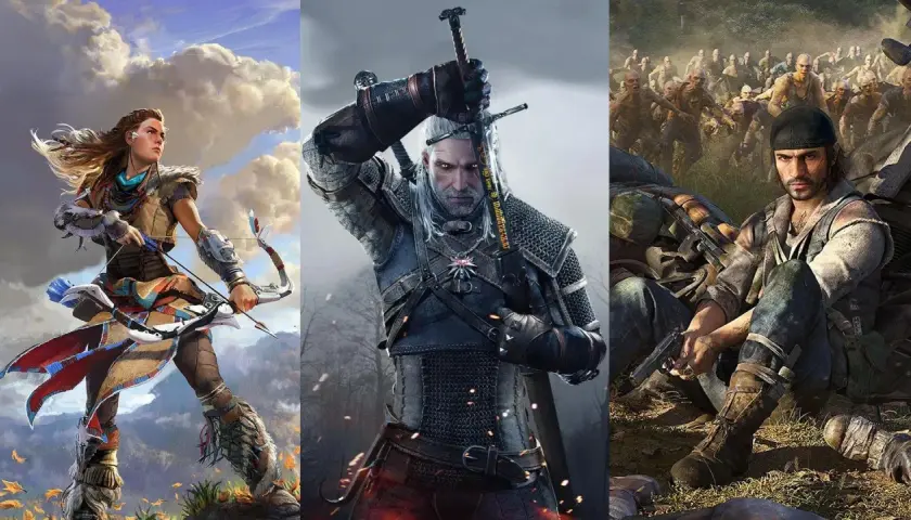 Aloy z łukiem, Geralt z mieczem i Deacon z pistoletem – bohaterowie gier, które oferują najlepszą grę z otwartym światem.