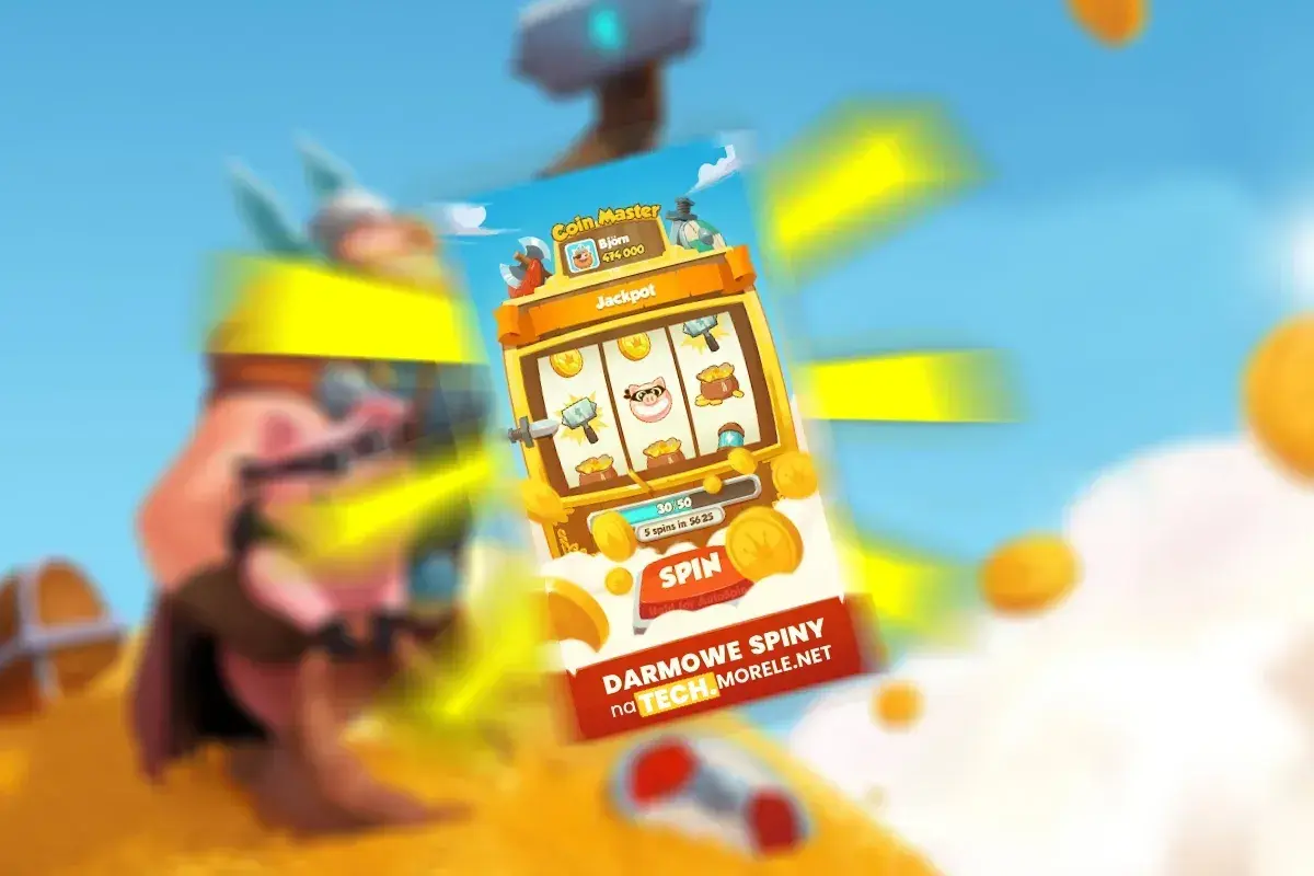 Jak zdobyć zakręcenia w Coin Master? Zobacz, jak wygrać jackpot na automacie i zdobyć darmowe spiny na tech.morele.net!