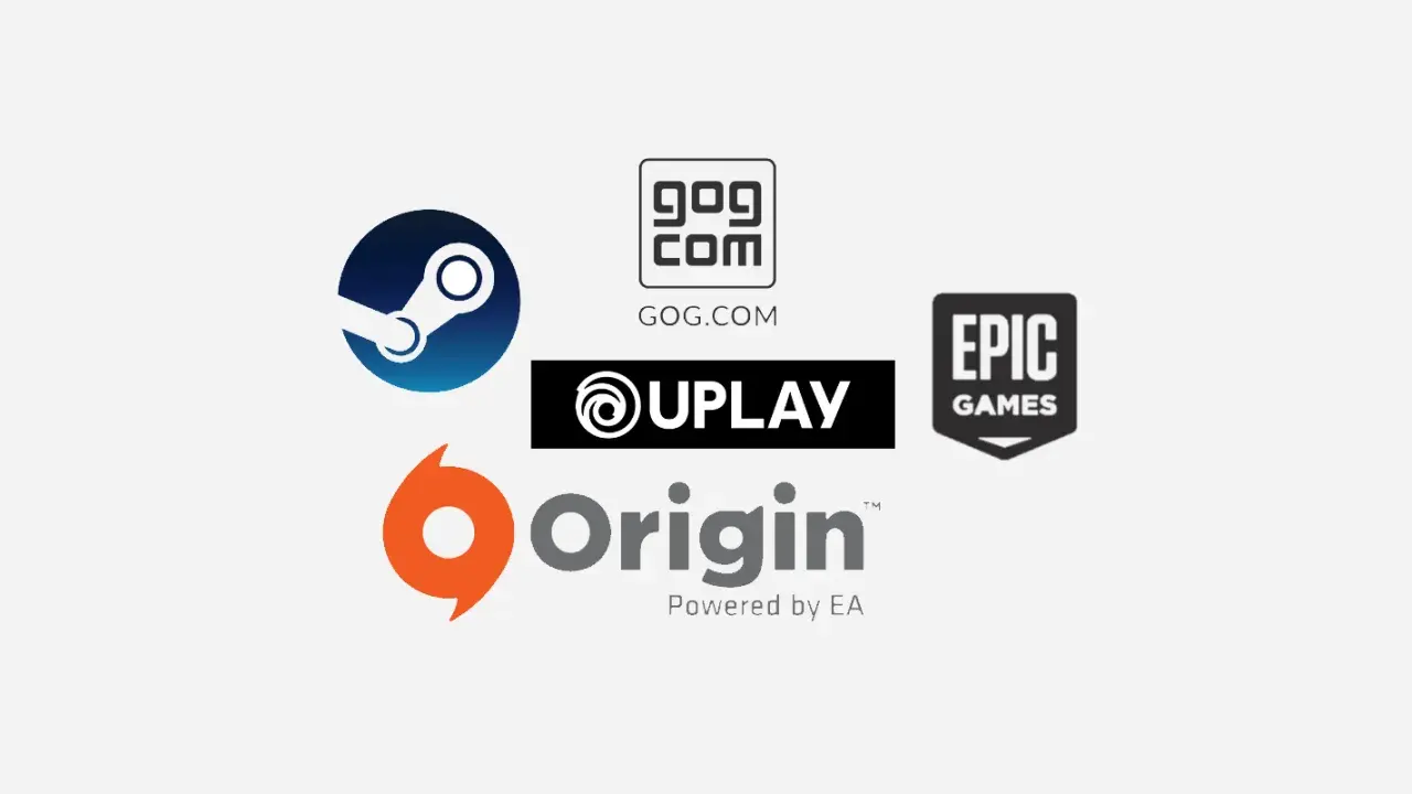 Loga platform gier: Steam, GOG, Uplay, Origin, Epic Games. Jak przenieść grę z dysku na dysk?
